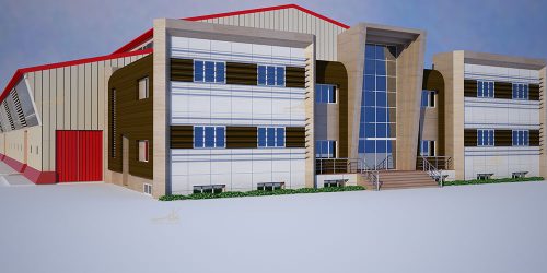 طراحی و ساخت ساختمان صنعتی